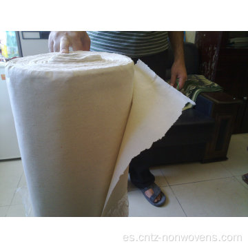Estabilizador de respaldo de bordado de algodón reciclado no tejido
